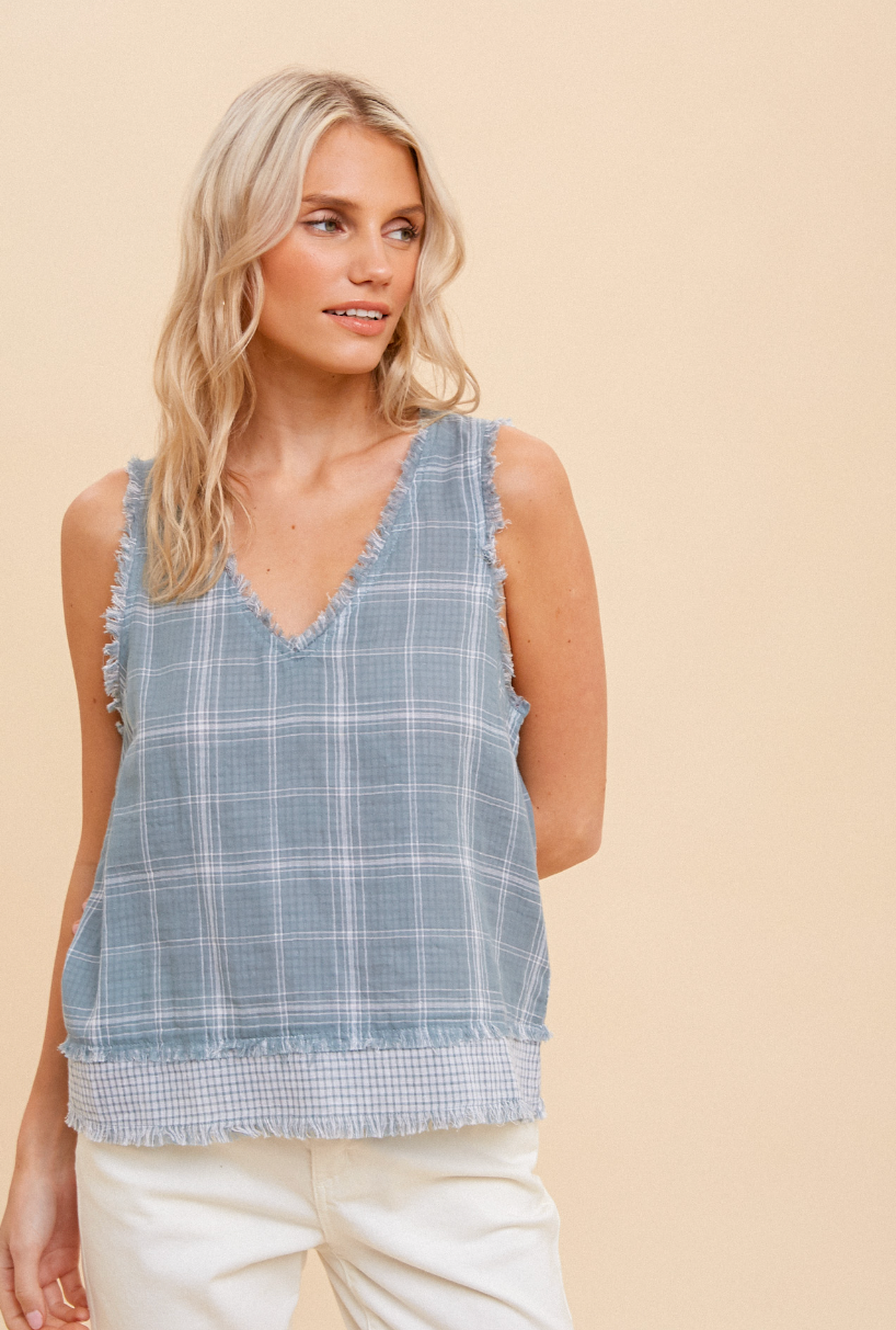 Dusty Blue Tank
